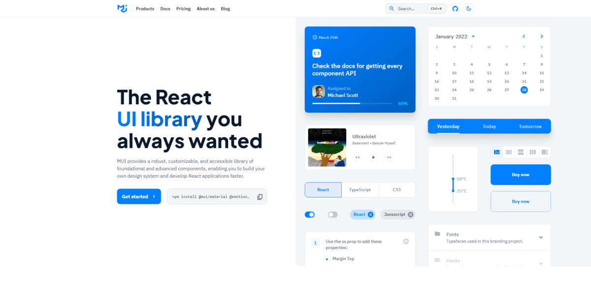 Material UI React