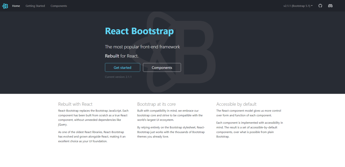 React Bootstrap