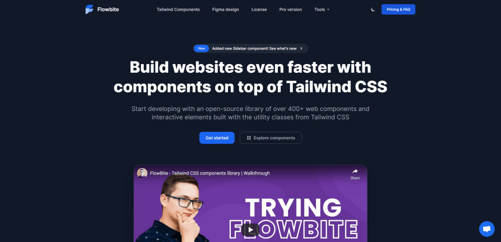 Flowbite - Build websites even faster with components on top of Tailwind CSS