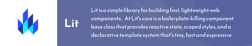 Lit front-end framework