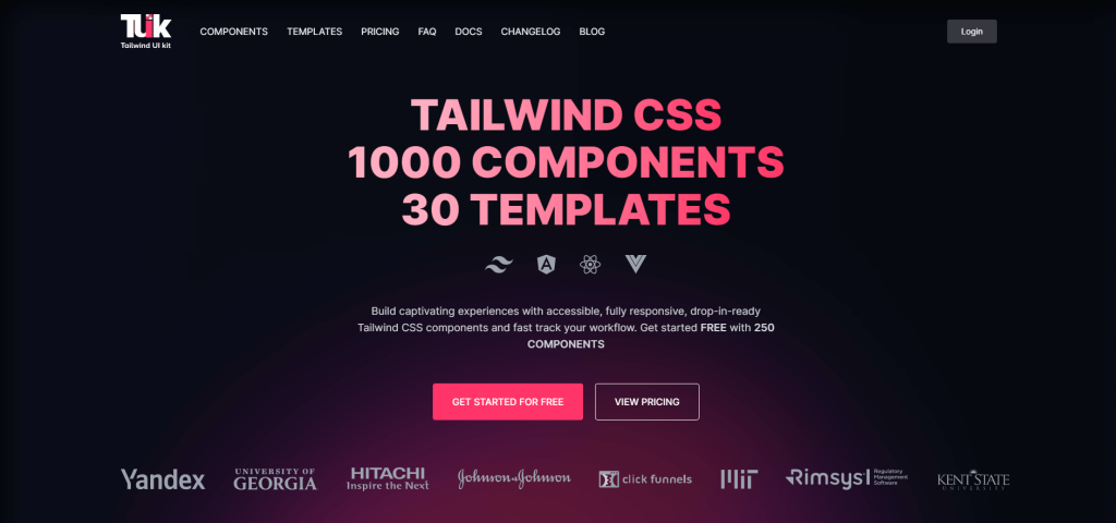 Tailwind UI Kit - Tailwind CSS components and templates