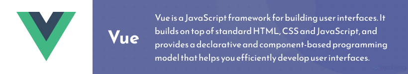 Vue front-end framework