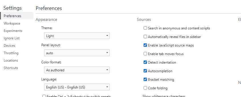 change DevTools to dark theme