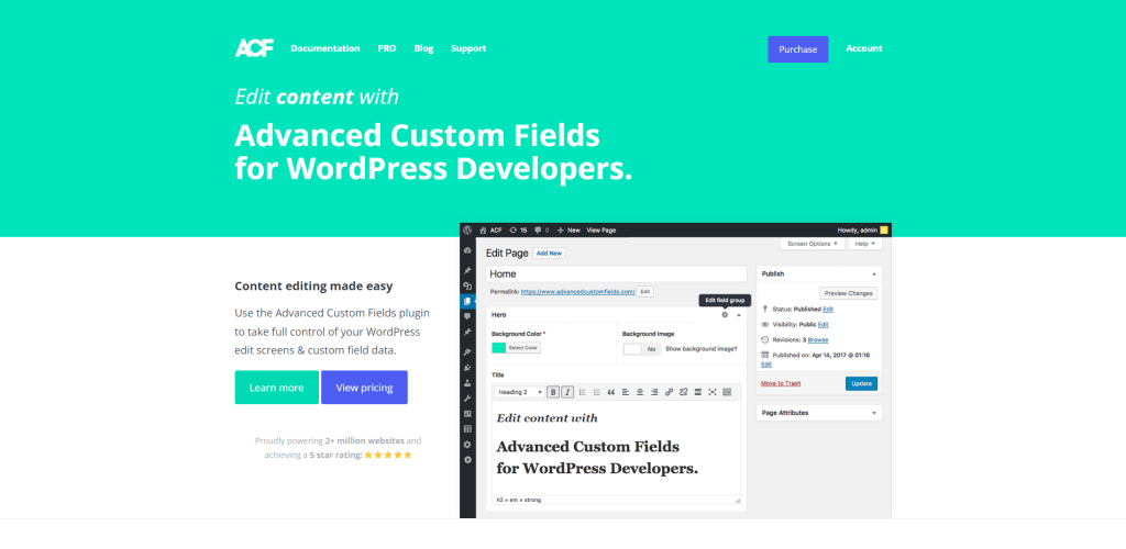 ACF - Advanced Custom Fields