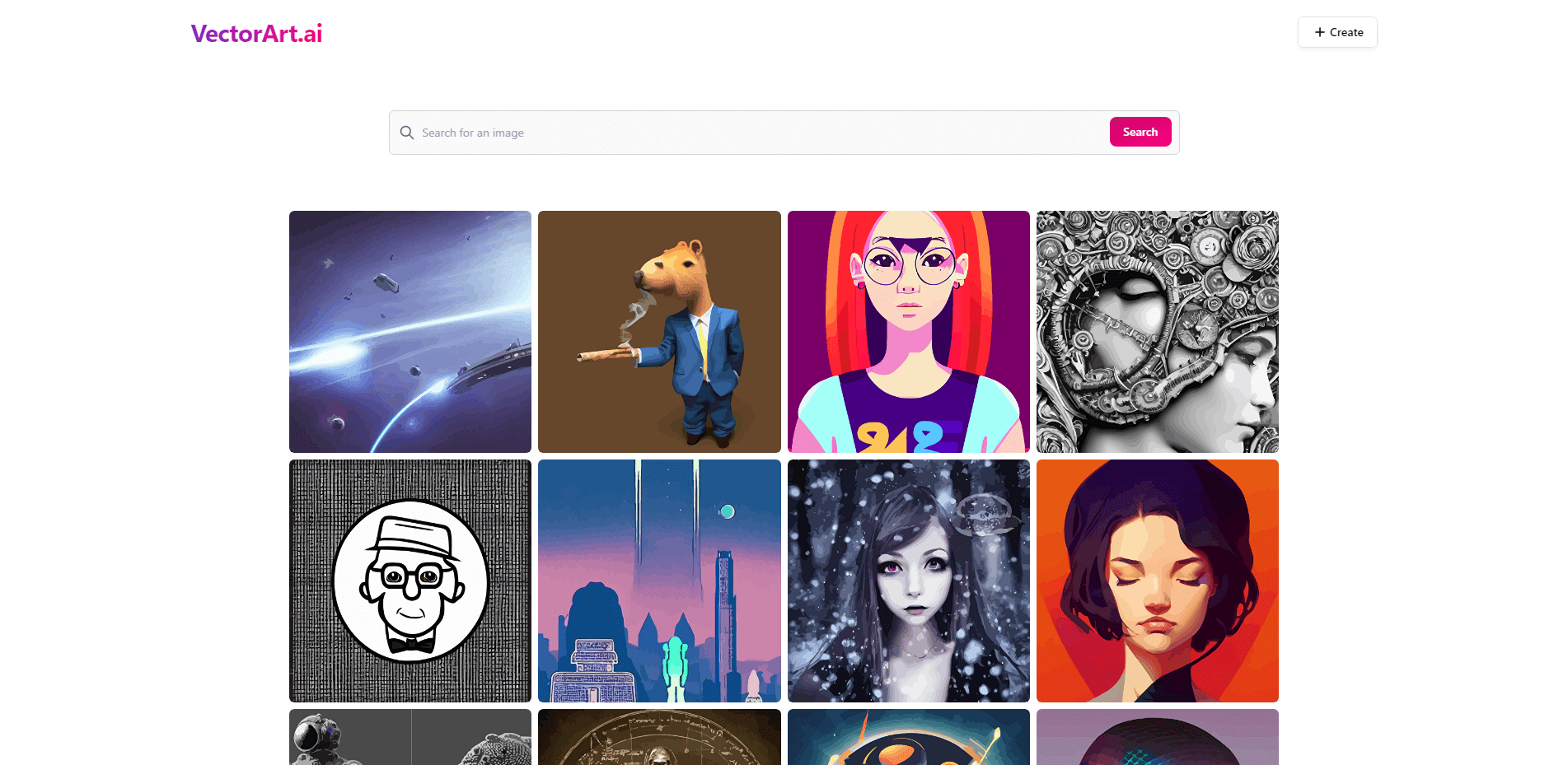 vector art images with stable diffusion