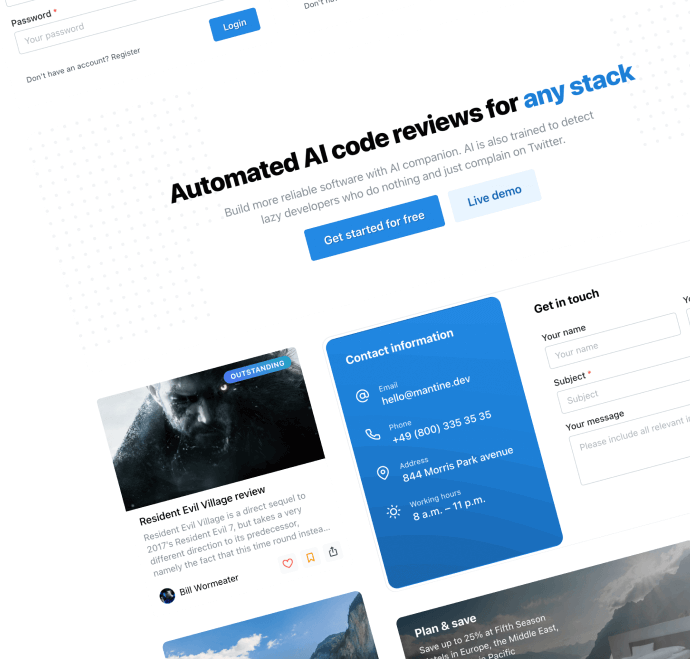 React component libraries - Mantine