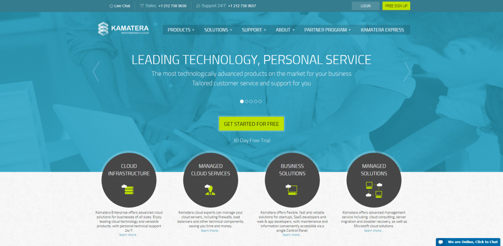 Kamatera – Performance Cloud Infrastructure