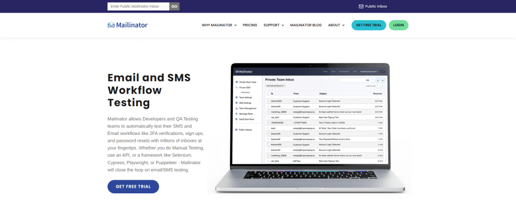 Mailinator – Public Email for Testing Purposes