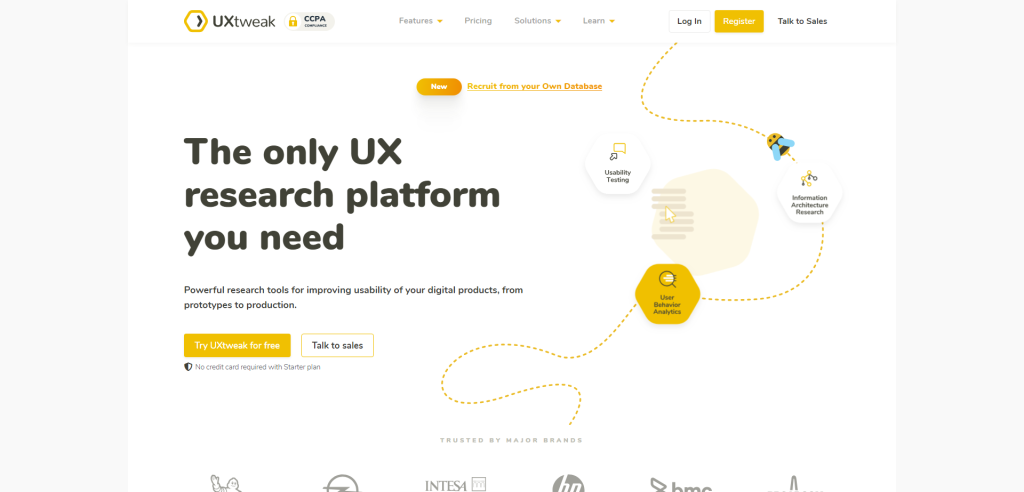UXtweak: All-in-one solution for user testing