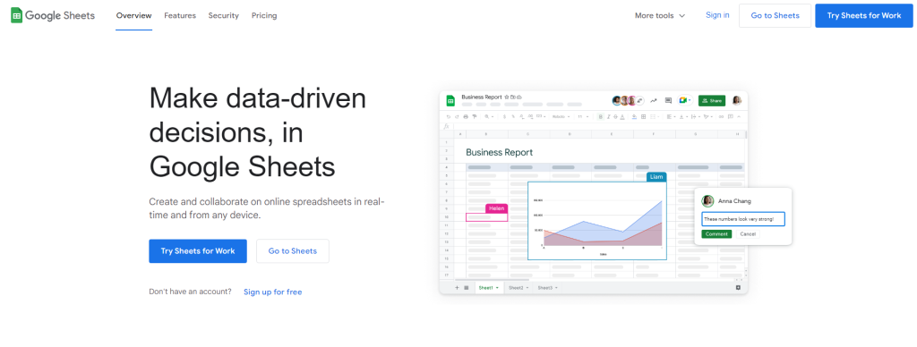 Google Sheets