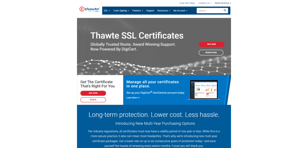 Thawte SSL Certificates
