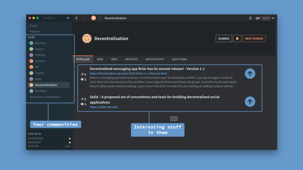 Aether UI