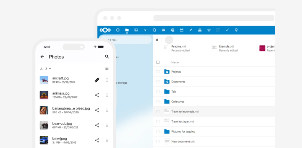 Nextcloud Files UI
