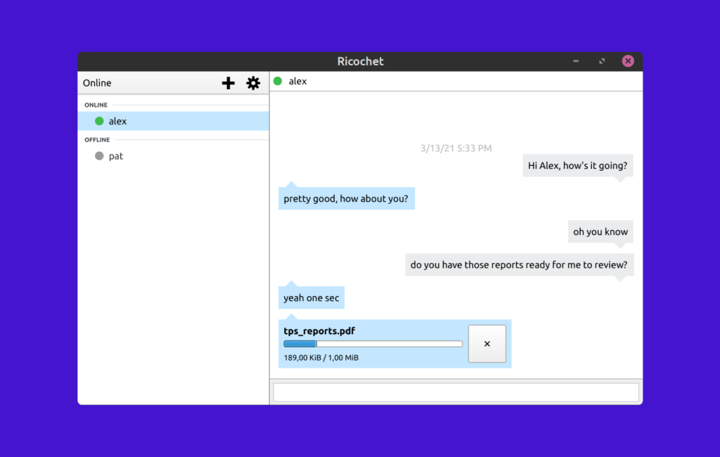Ricochet Refresh UI