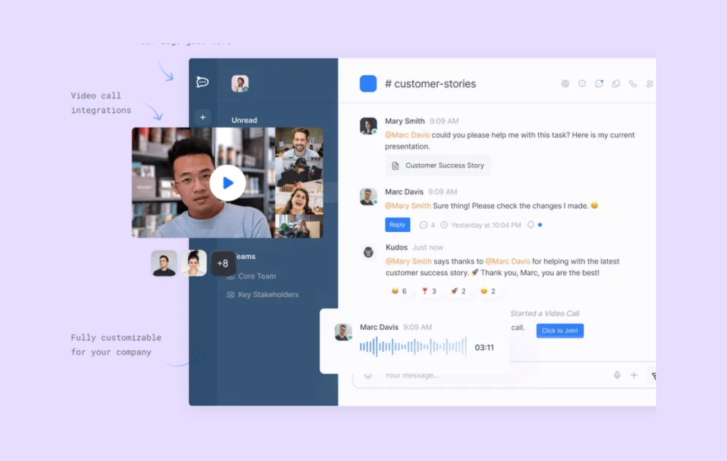 Rocket Chat UI