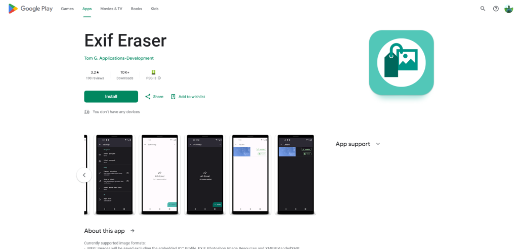Exif Eraser