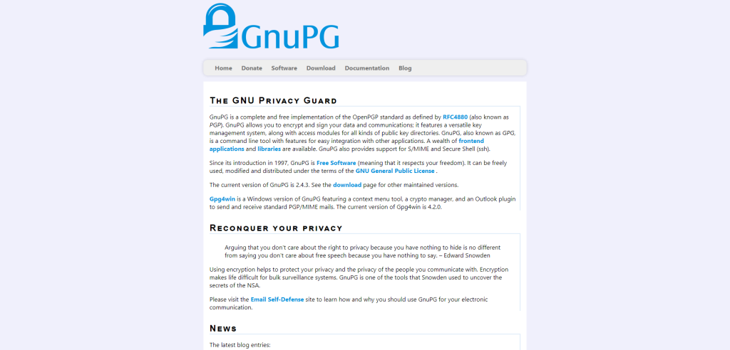 GNU Privacy Guard