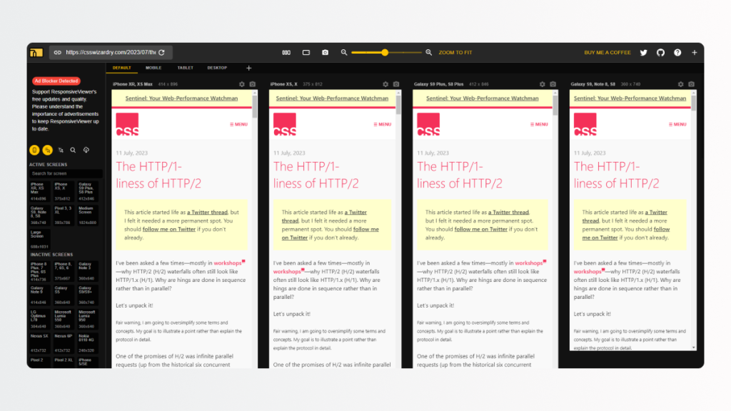 Responsive Viewer