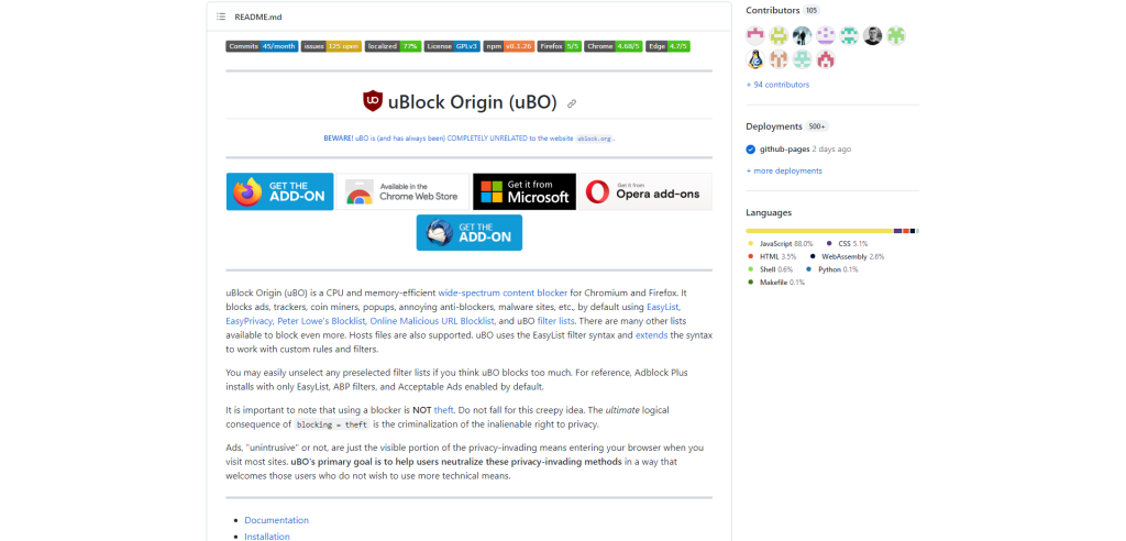 uBlock Origin
