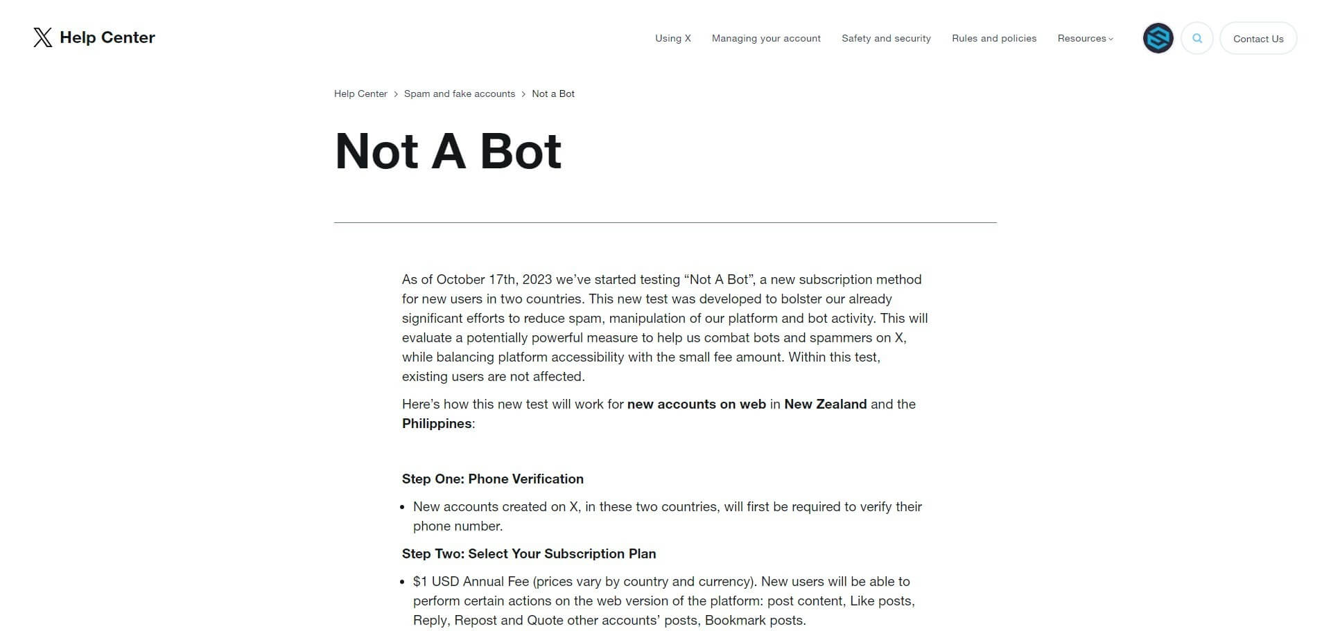 not a bot twitter x 